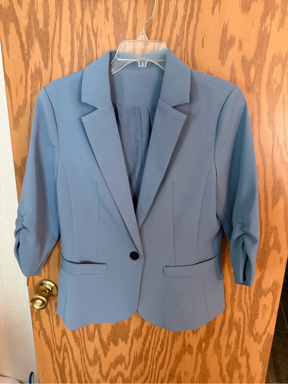 Classic Light Blue Women's Blazer Jacket
